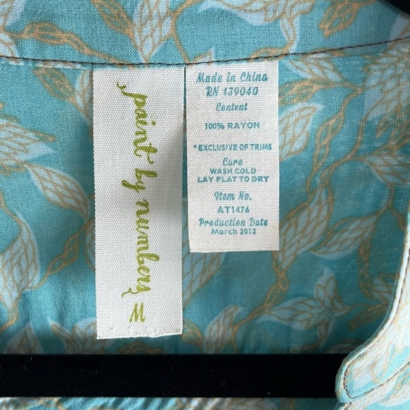 Matilda Jane Paint by Numbers Caribbean Millie top size medium - Picture 3 of 8